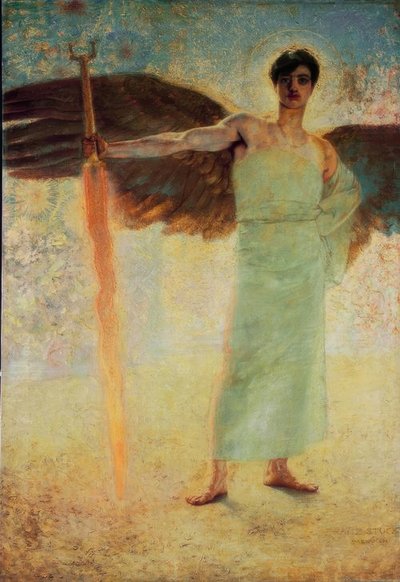 The Guardian of Paradise by Franz von Stuck