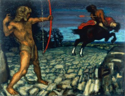 Hercules and Nessus by Franz von Stuck