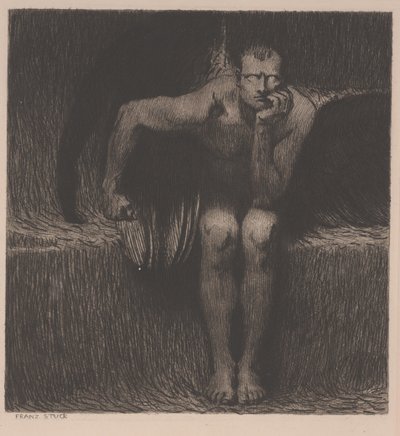 Lucifer by Franz von Stuck