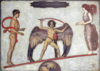 The Love Swing by Franz von Stuck