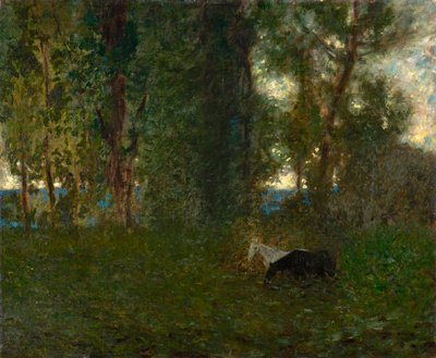 Grazing Horses by Franz von Stuck