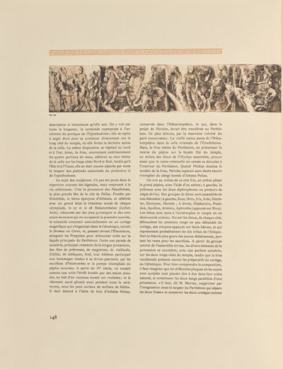 Western Frieze of the Parthenon by Frédéric Boissonnas