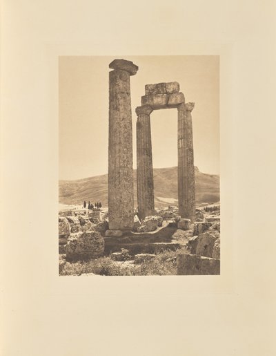 The Temple of Zeus at Nemea by Frédéric Boissonnas
