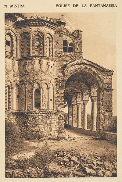 Mistra. Church of the Pantanassa by Frédéric Boissonnas
