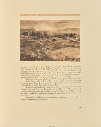 Tiryns. The Palace (the Bathtub) by Frédéric Boissonnas