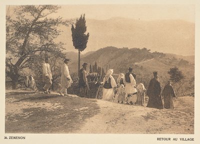 Zéménon. Return to the Village by Frédéric Boissonnas