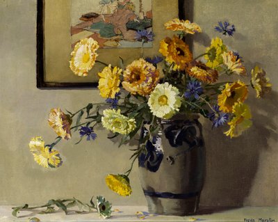 Marigolds, c.1920 by Freda Marston
