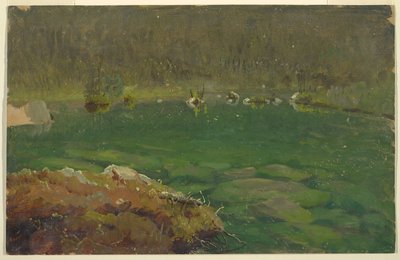 Alpine Lake, Bavaria or Switzerland by Frederic Edwin Church