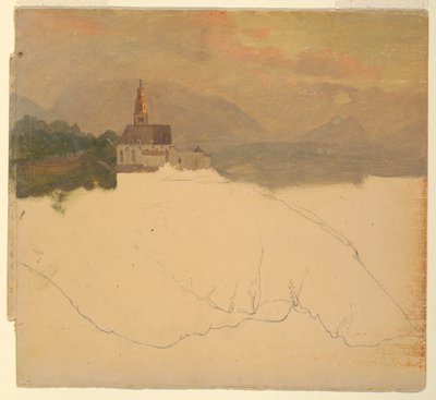 Bavarian Landscape by Frederic Edwin Church