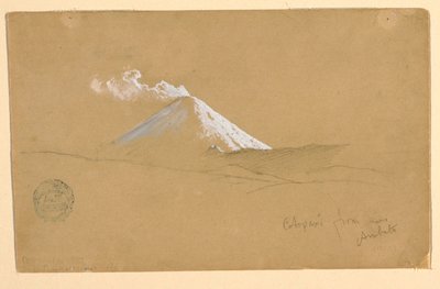 Cotopaxi from near Ambato, Ecuador by Frederic Edwin Church