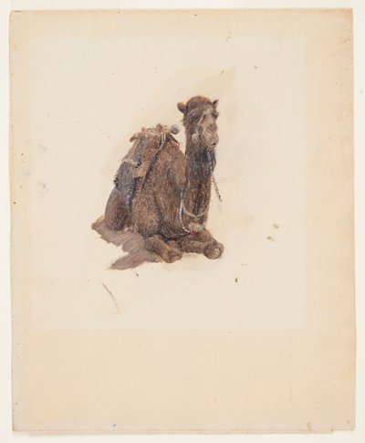 Crouching Dromedary by Frederic Edwin Church