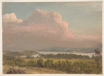 High Clouds across the Hudson by Frederic Edwin Church