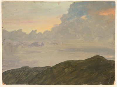 Hilltop and Clouds by Frederic Edwin Church