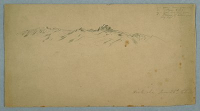 Mount Pichincha from Chillo, Ecuador by Frederic Edwin Church