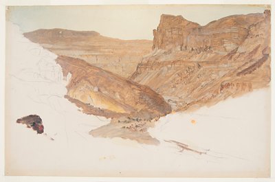Mountain Stream, Yemen Valley, Palestine by Frederic Edwin Church