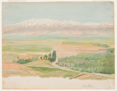 Mountains Near Baalbec by Frederic Edwin Church