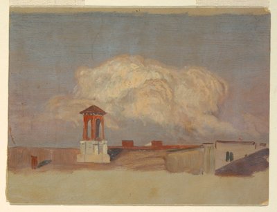 Roofs of an Italian Town by Frederic Edwin Church