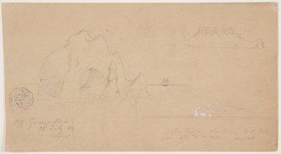 Sketches of Icebergs, Off Greenspond, Newfoundland by Frederic Edwin Church