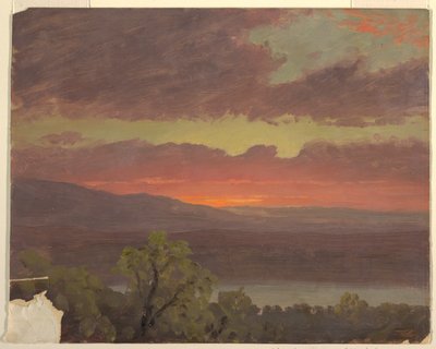 Sunset in Jamaica by Frederic Edwin Church
