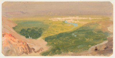 View Towards Damascus, Syria by Frederic Edwin Church