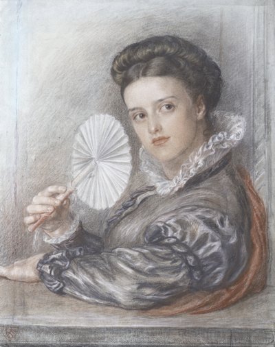 Head of a Lady by Frederic James Shields