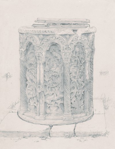 Byzantine Well-head, 1852 by Frederic Leighton