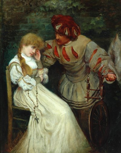 Faust and Marguerite by Frederic Leighton
