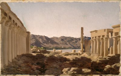The Temple of Philae by Frederic Leighton