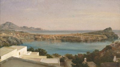 Lindos, Rhodes, ca 1860-1870 by Frederic Leighton 1st Baron Leighton