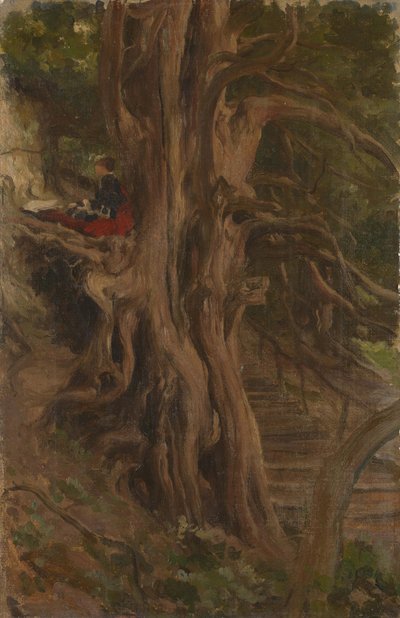 Trees at Cliveden by Frederic Leighton 1st Baron Leighton