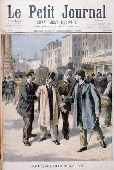 The Arrest of Arton, 1895 by Frederic Lix