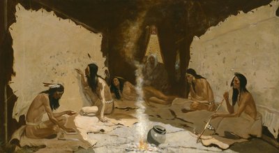 Historians of the Tribe by Frederic Remington