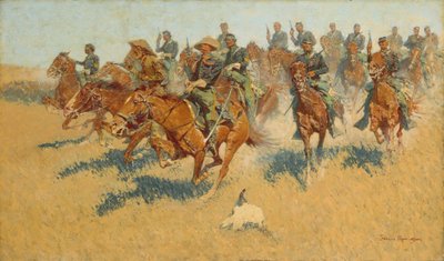 On the Southern Plains by Frederic Remington