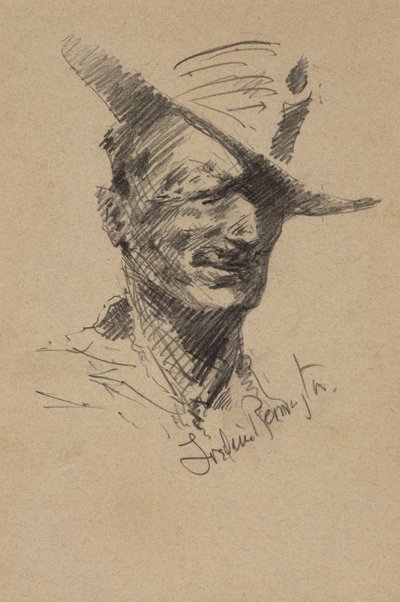 Self Portrait by Frederic Remington