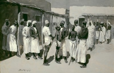 Slave Market by Frederic Remington