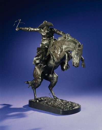 The Bronco Buster by Frederic Remington