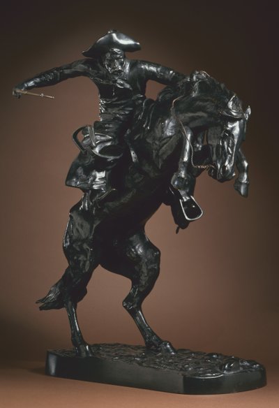 The Bronco Buster by Frederic Remington