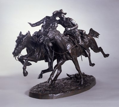 The Wounded Bunkie by Frederic Remington