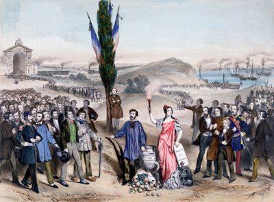 Universal Suffrage, 1850 by Frederic Sorrieu