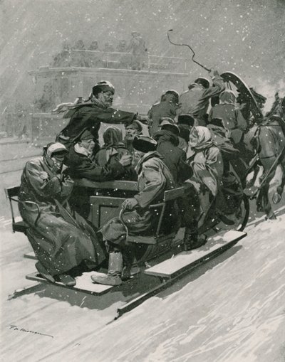 Public Sledge, Halfpenny Fare by Frederic de Haenen