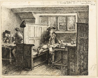 The Eavesdropper by Frederick Barnard