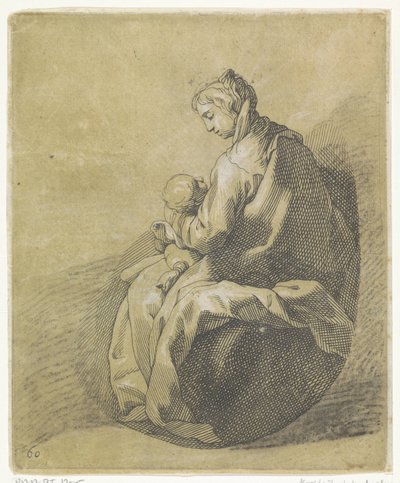 Mary with Christ Child by Frederick Bloemaert