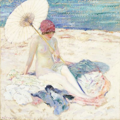 On the Beach by Frederick Carl Frieseke