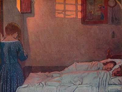 A Summer Evening by Frederick Cayley Robinson
