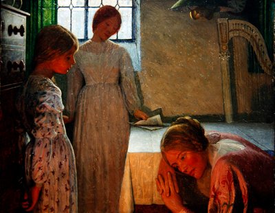 A Winter Evening by Frederick Cayley Robinson