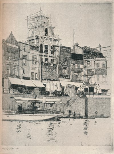 The Quay, Bristol, c. 1918 by Frederick Charles Richards
