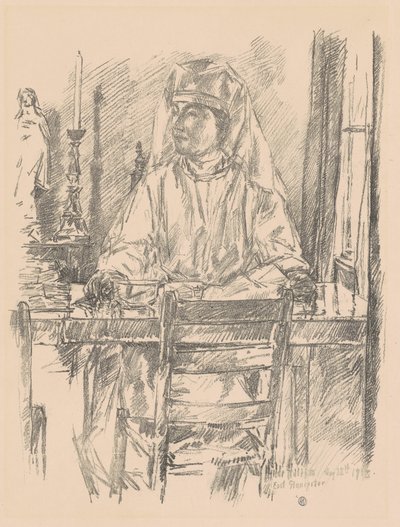 Red Cross Nurse, 1918 by Frederick Childe Hassam