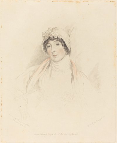 Lucy Lawrence by Frederick Christian Lewis I after Sir Thomas Lawrence