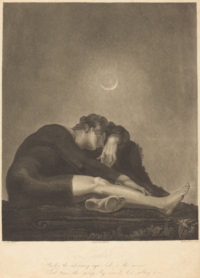 Lycidas by Frederick Christian Lewis I and Moses Haughton II after Henry Fuseli; published by Moses Haughton II
