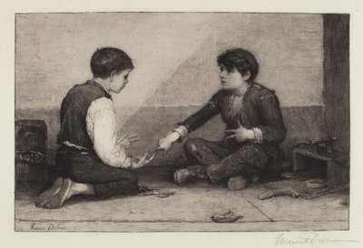 The Mora Players by Frederick Dielman